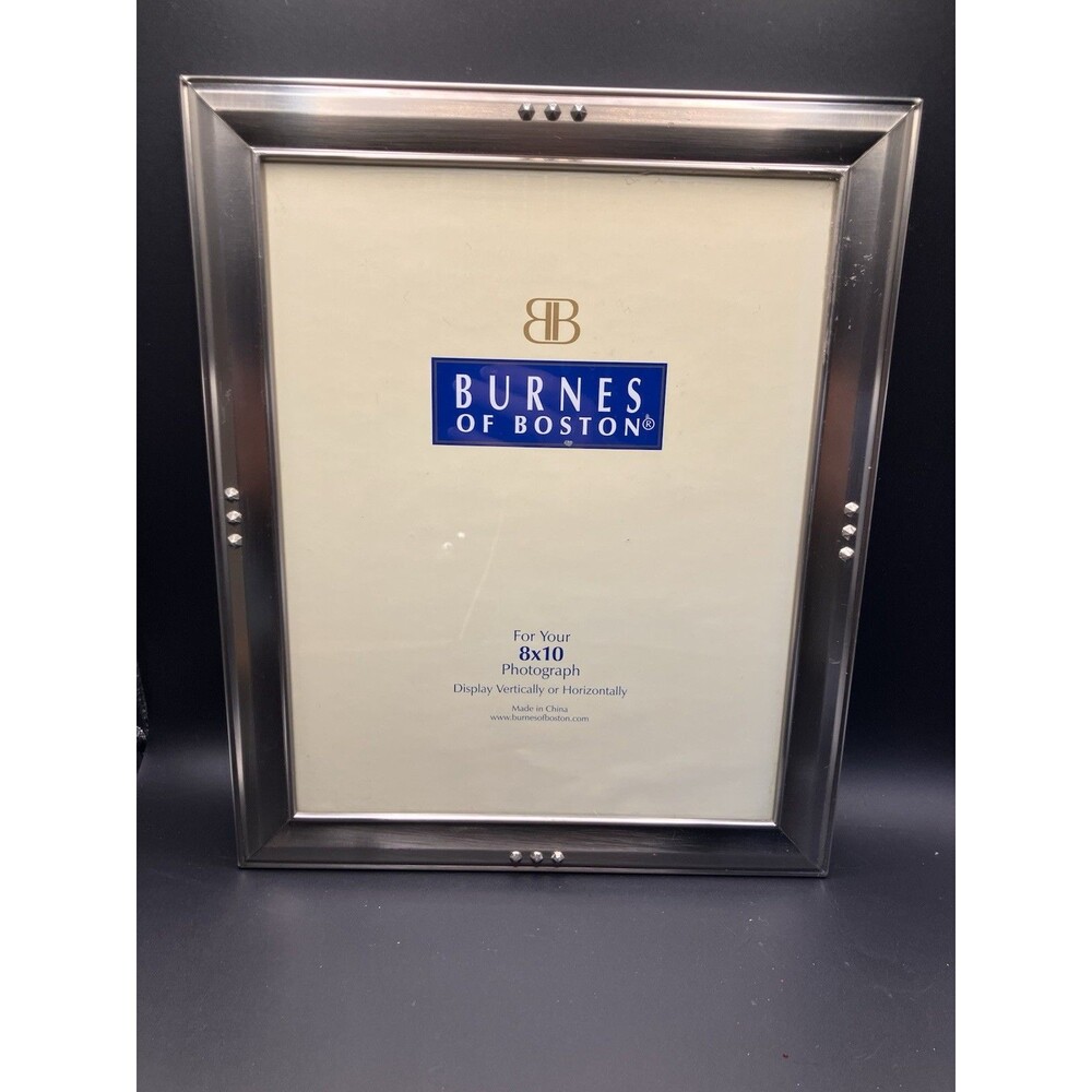 Vintage 2005 Burnes Of Boston Silverplate  8 X 10  Picture Frame No Box